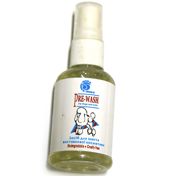 Ring5 (Ринг5) Pre-Wash Смывка средство для снятия выставочной косметики у собак и кошек 50 мл