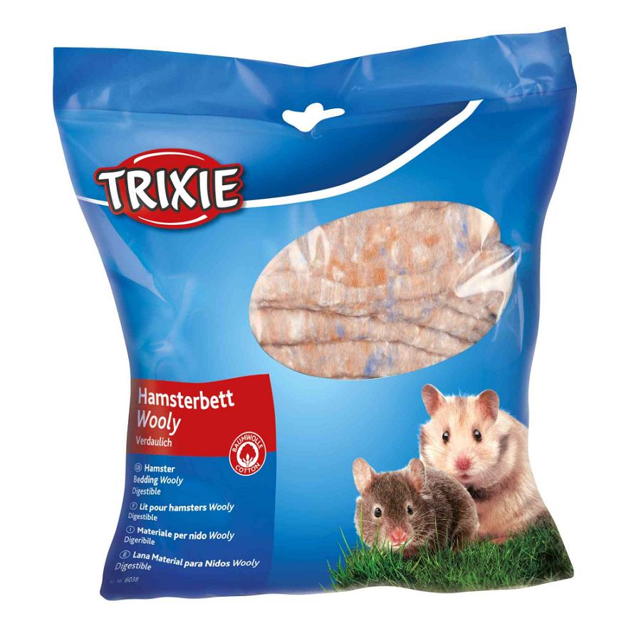 Trixie Wooly Hamster Bedding БАВОВНА підстилка для гризунів 100 г (6038)