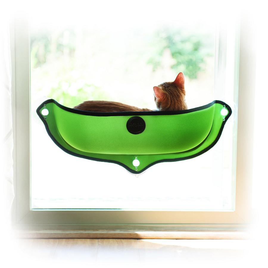K&H Ez Mount Window Bed спальное место на окно для кошек 69 x 28 см