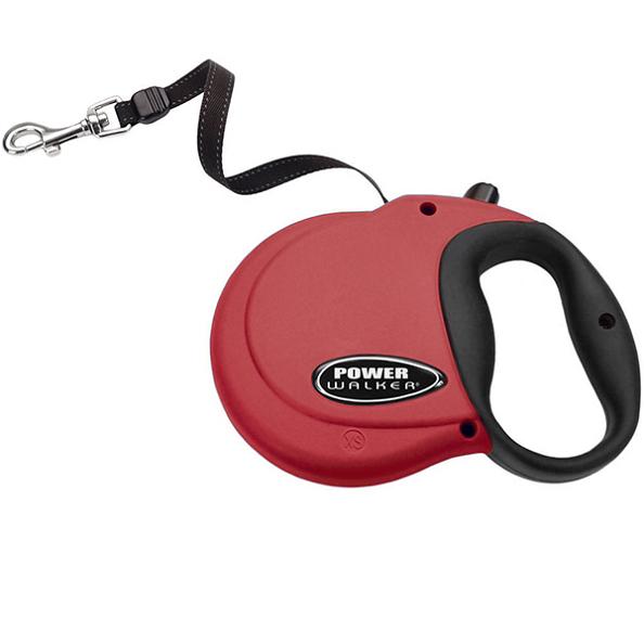 Power Walker Lit"l Pals Mini Red рулетка-поводок для собак 3,6 м, до 7 кг (08702)