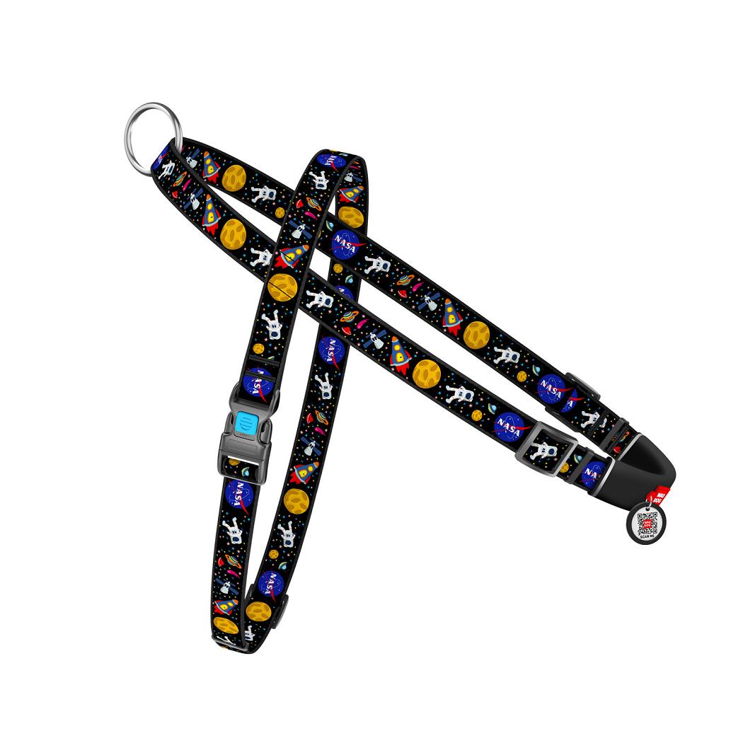WAUDOG Nylon NASA Шлея з QR паспортом для собак розмір S (5465)