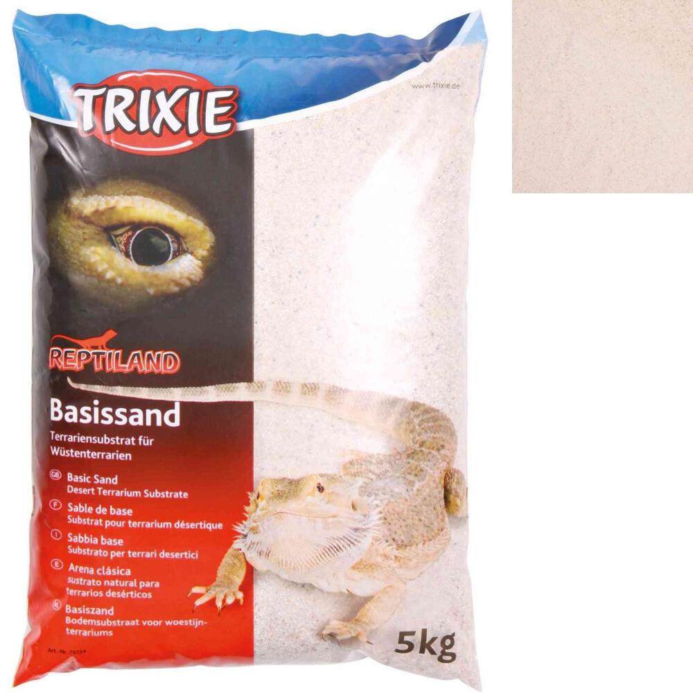 Trixie Basic Sand дрібнозернистий пісок для тераріумів білий 5 кг (76134) Trixie Basic Sand дрібнозернистий пісок для тераріумів білий 5 кг (76134)