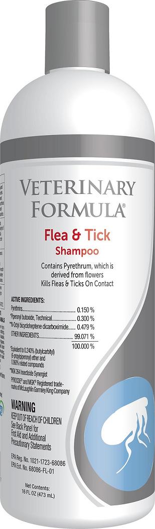 Veterinary Formula Flea & Tick ВІД БЛІХ І КЛІЩІВ шампунь для собак 473 мл (01360)