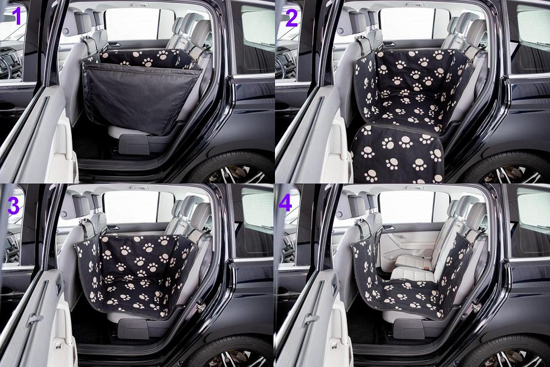 Trixie Car Seat Cover накидка на заднє сидіння в автомобіль для собак 65×145 см (13231)