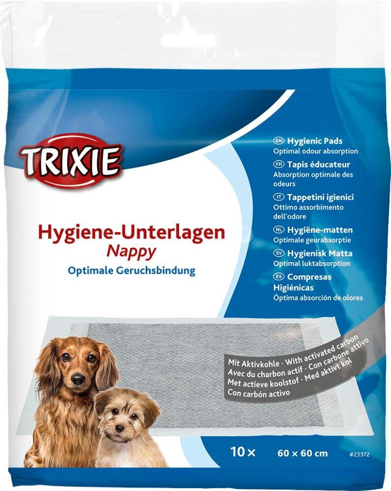 Trixie Nappy Puppy Pad Activated Carbon пелюшки для собак 60х60 см 10 шт (23372)
