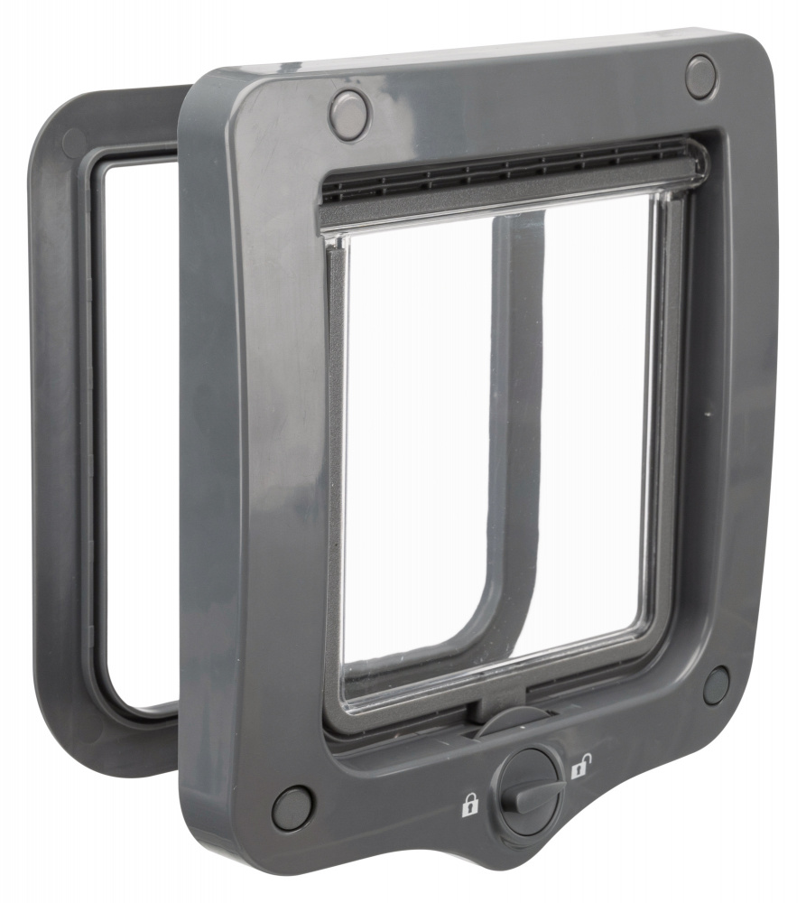 Trixie 2-Way Flap Door дверцята для котів 20 × 22 см сірі (44202) Trixie 2-Way Flap Door дверцята для котів 20 × 22 см сірі (44202)