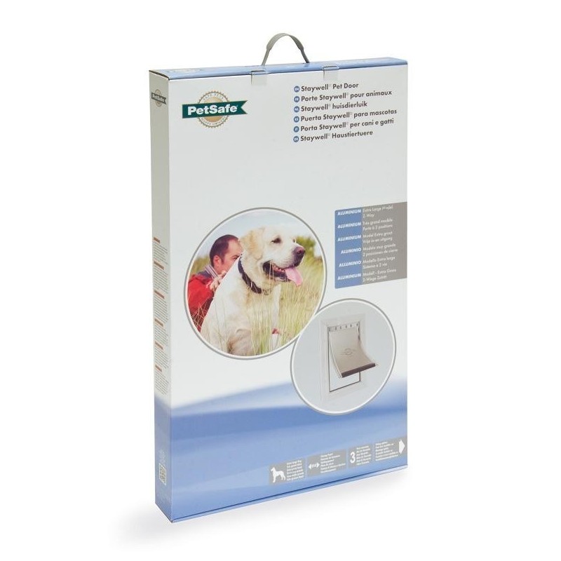 PetSafe Staywell Aluminium Pet Door Extra Large дверцята для собак гігантських порід посилена конструкція (660) PetSafe Staywell Aluminium Pet Door Extra Large дверцята для собак гігантських порід посилена конструкція (660)