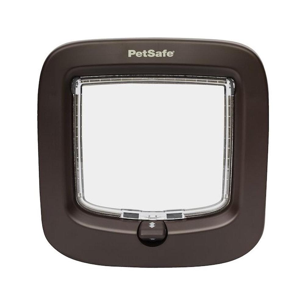 PetSafe Manual-Locking Cat Flap дверцята для котів з механічним замком 21,9 х 21,9 см коричневі (PPA19-16731) PetSafe Manual-Locking Cat Flap дверцята для котів з механічним замком 21,9 х 21,9 см коричневі (PPA19-16731)