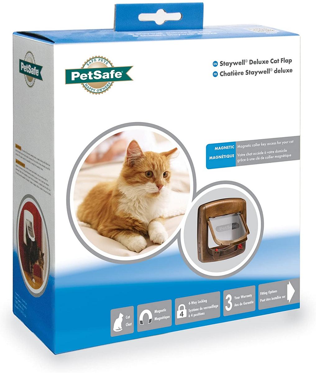 PetSafe Staywell Magnetic 4 Way Locking Deluxe Cat Flap Дверца для кошек с магнитным ключом (420)