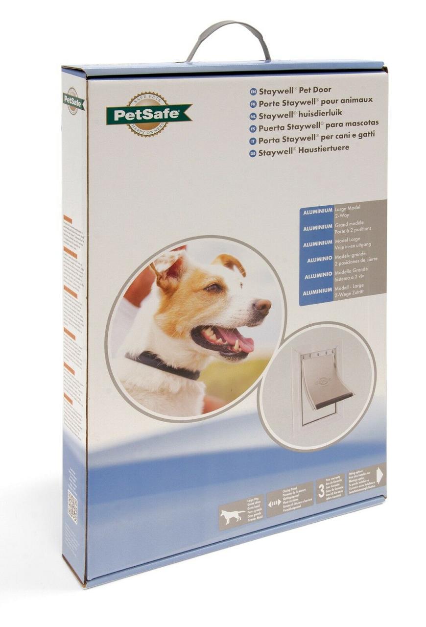 PetSafe Staywell Aluminium Pet Door Large дверцята для собак великих порід посилена конструкція (640)