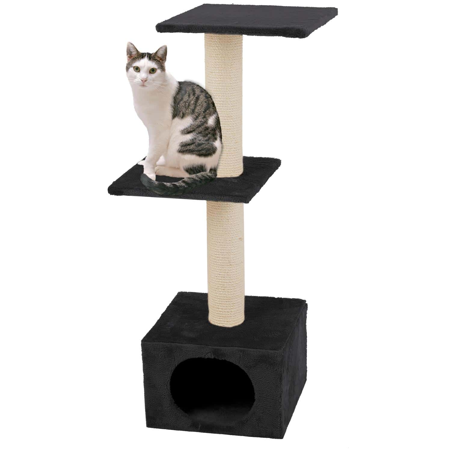 Flamingo Charbonel Black будиночок кігтеточка для котів 103 см (34302)