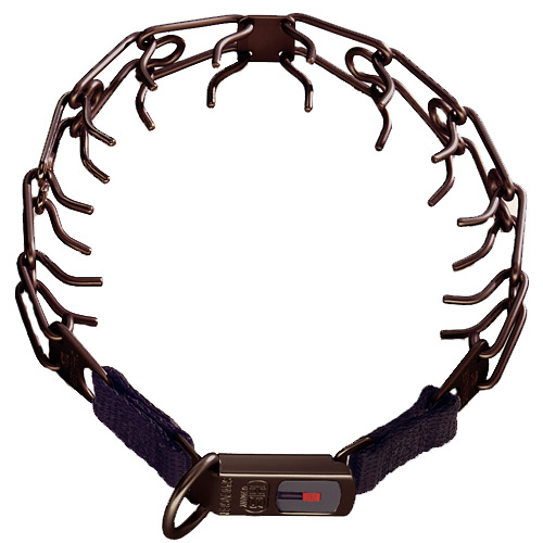 Sprenger Ultra Plus строгий ошейник ClicLock вороненая сталь 3,2 мм 52 см (50007_010_57)