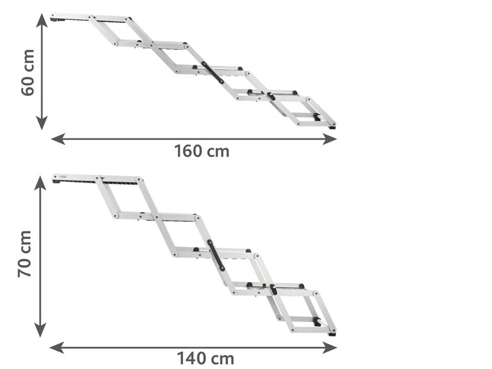 Trixie 4-step Folding Steps Пандус-сходи для собак до 75 кг в авто 160х70х37 см (39378) Trixie 4-step Folding Steps Пандус-сходи для собак до 75 кг в авто 160х70х37 см (39378)