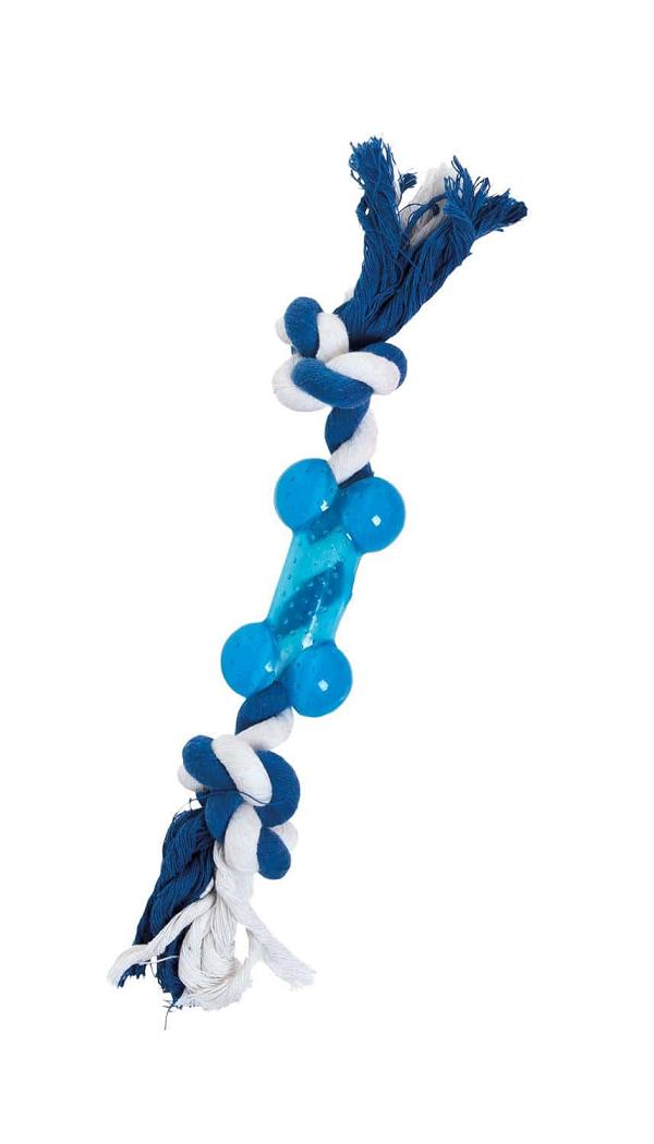 Flamingo Good4Fun Bone With Rope игрушка для собак кость на веревке (1030995)